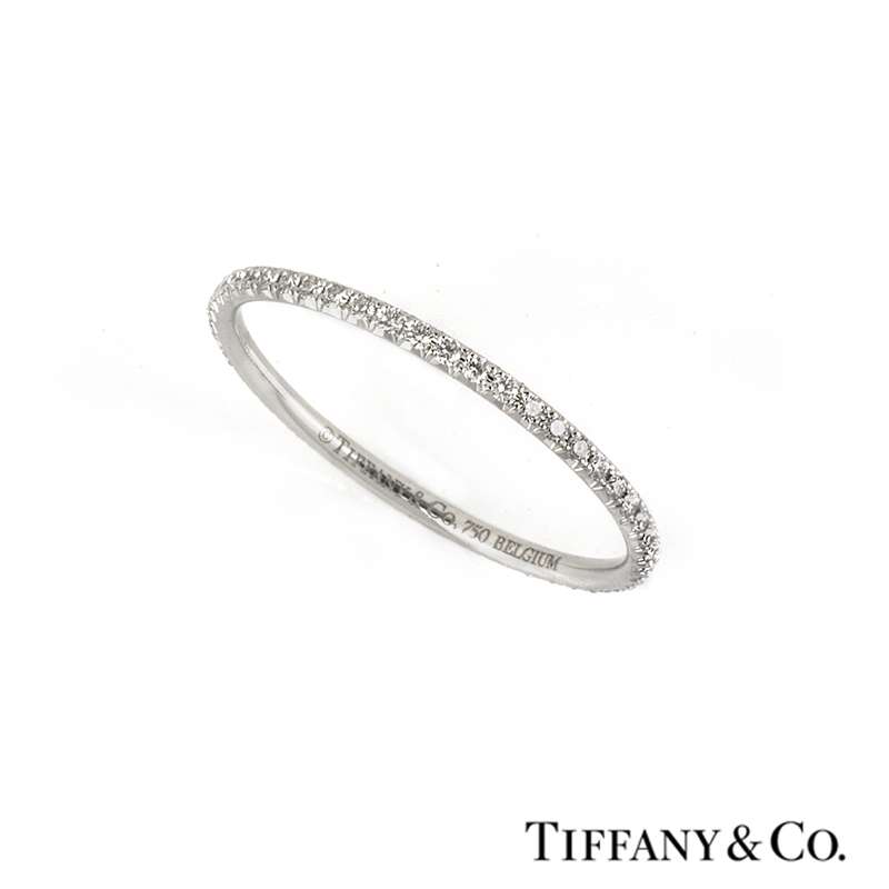 Tiffany \u0026 Co. 18k White Gold Metro 